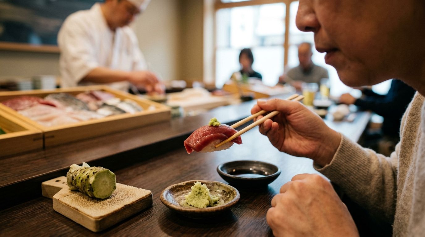 Praktyczne porady: jak prawidłowo jeść sushi z wasabi?